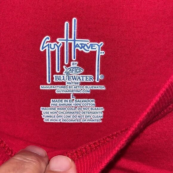 4th of July Guy Harvey Bluewater billfish marlin bill of rights sail tuna shirt - Picture 4 of 4